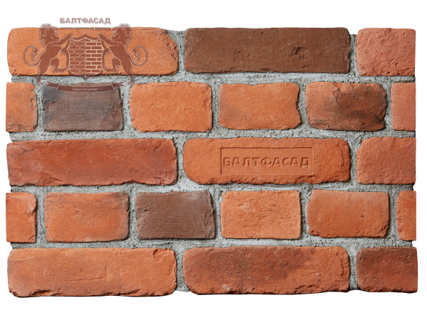 Декоративный искусственный камень Старый кирпич 1042