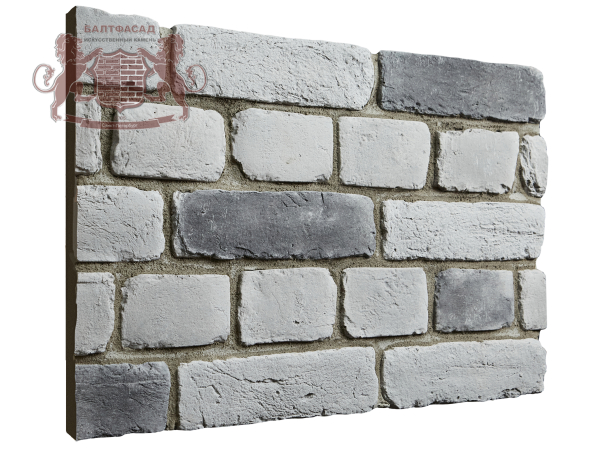 Декоративный искусственный камень Старый кирпич 1001
